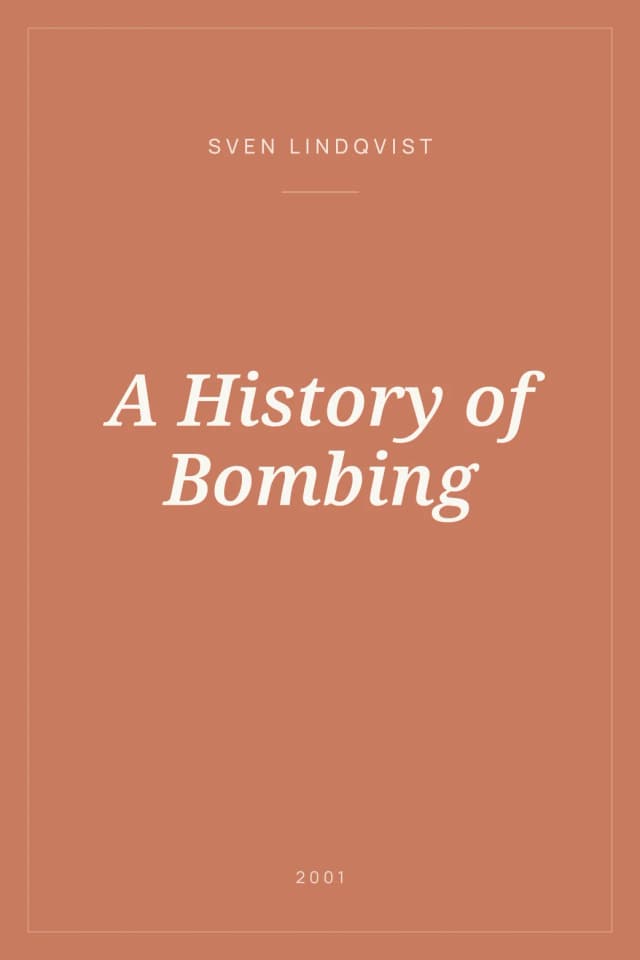 Portada de A History of Bombing