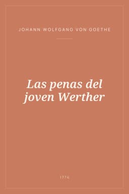 Portada de Las penas del joven Werther