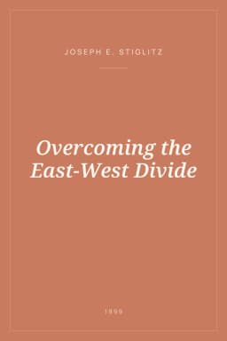 Portada de Overcoming the East-West Divide