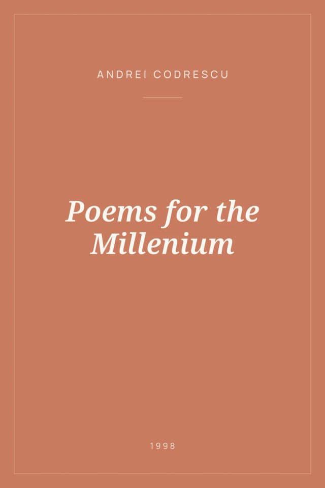 Portada de Poems for the Millenium