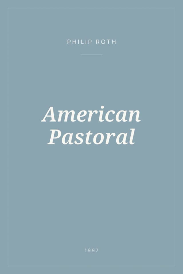 Portada de American Pastoral