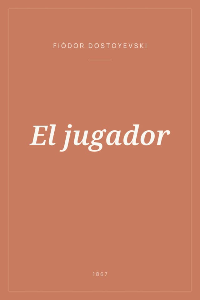 Portada de El jugador