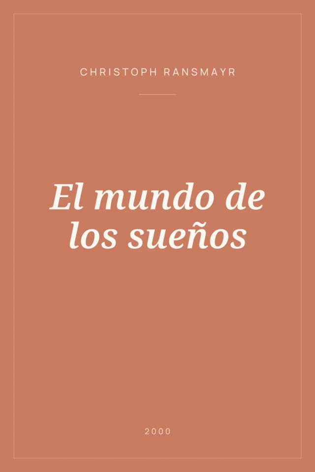 Portada de El mundo de los sueños