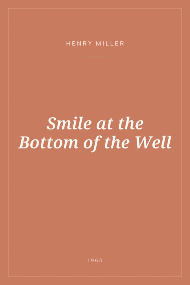 Portada de Smile at the Bottom of the Well