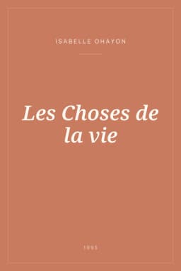 Portada de Les Choses de la vie