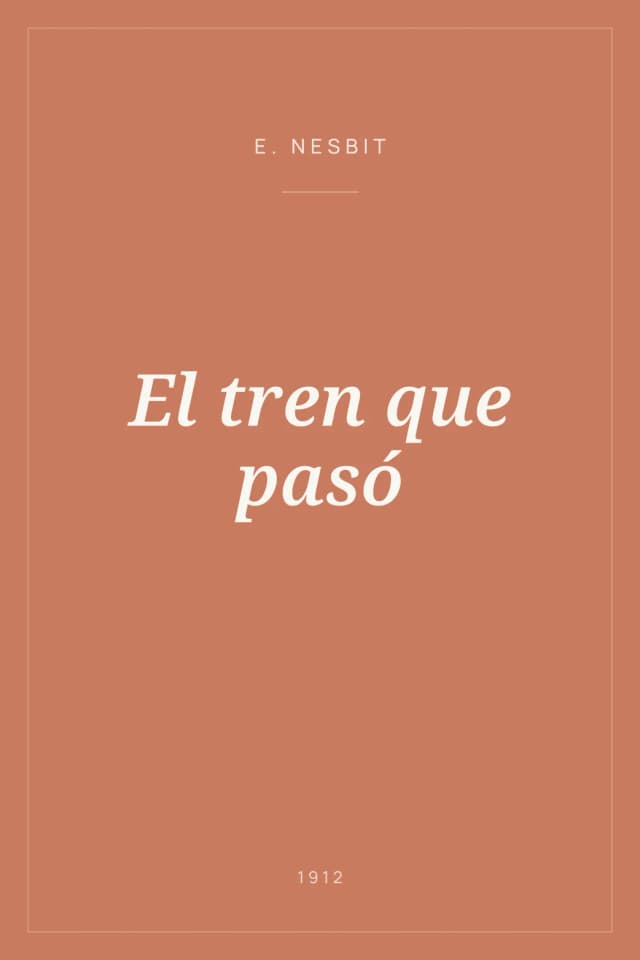 Portada de El tren que pasó
