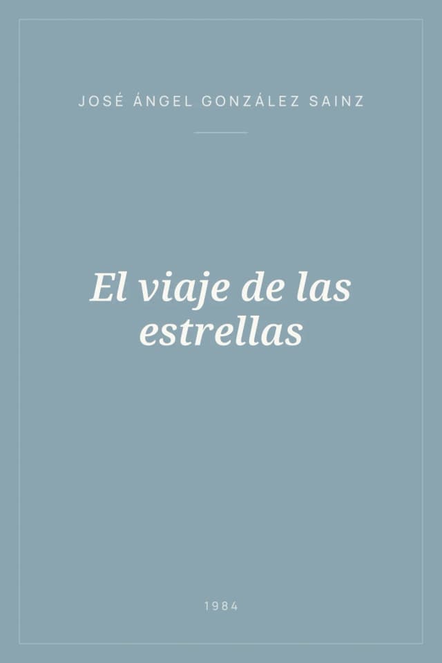 Portada de El viaje de las estrellas