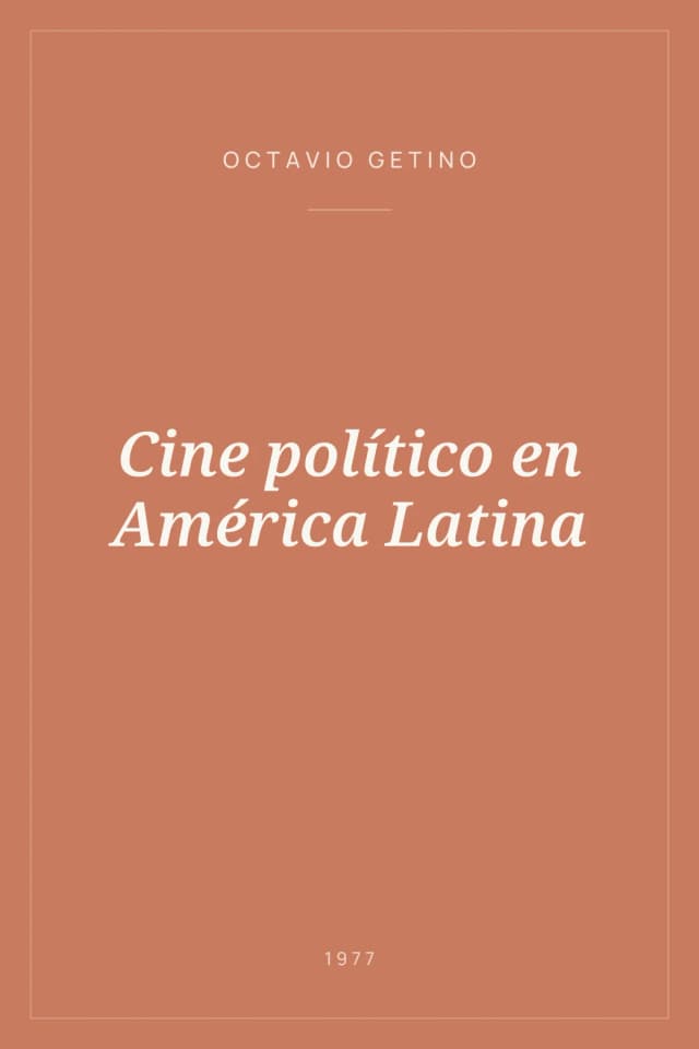 Portada de Cine político en América Latina