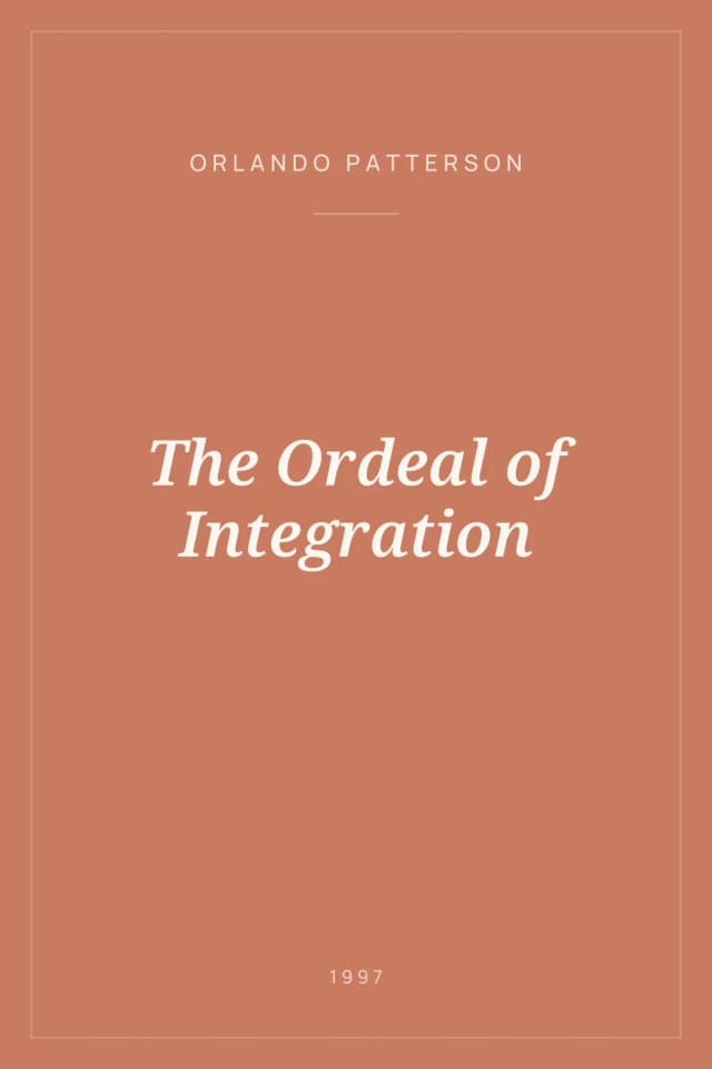 Portada de The Ordeal of Integration