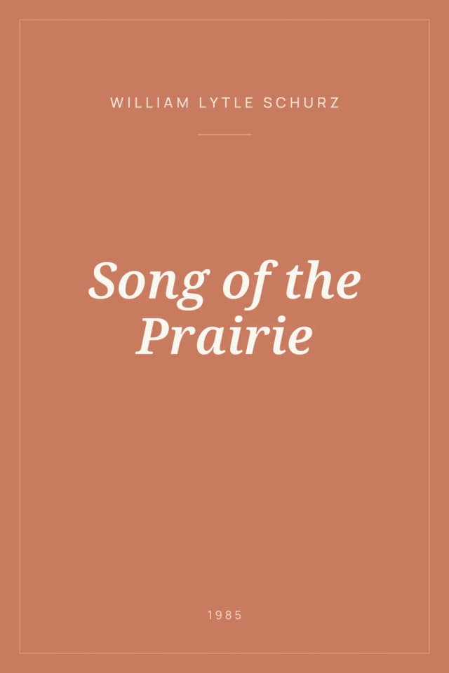 Portada de Song of the Prairie