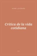 Portada de Crítica de la vida cotidiana