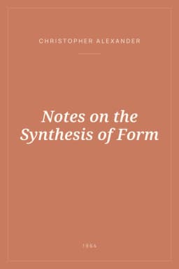 Portada de Notes on the Synthesis of Form