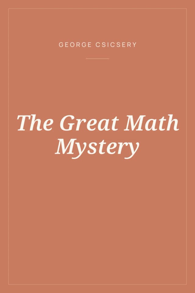 Portada de The Great Math Mystery