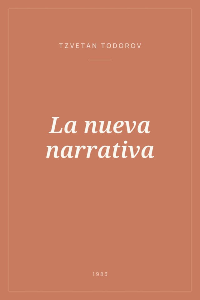 Portada de La nueva narrativa