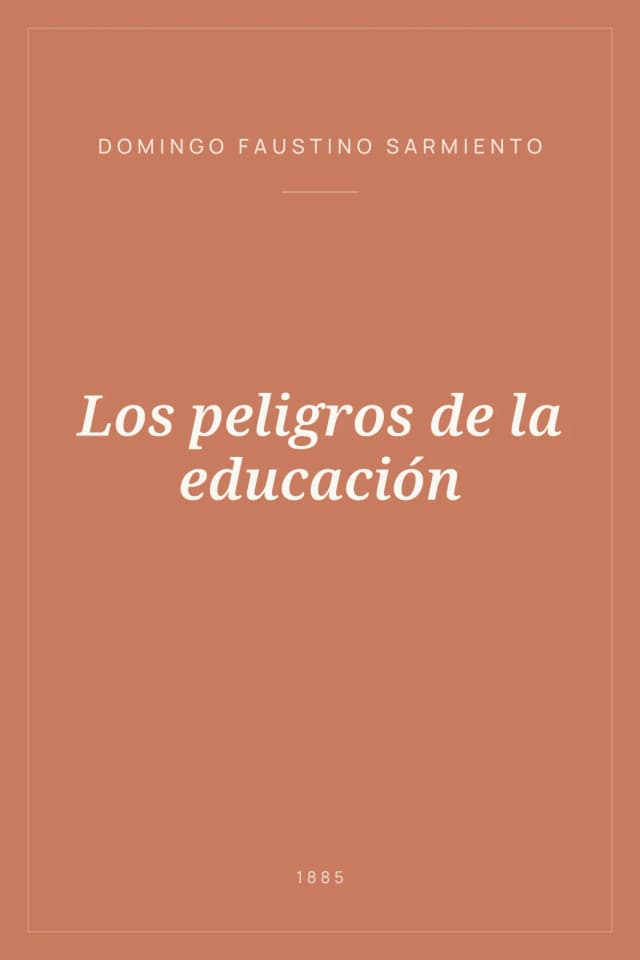 Portada de Los peligros de la educación