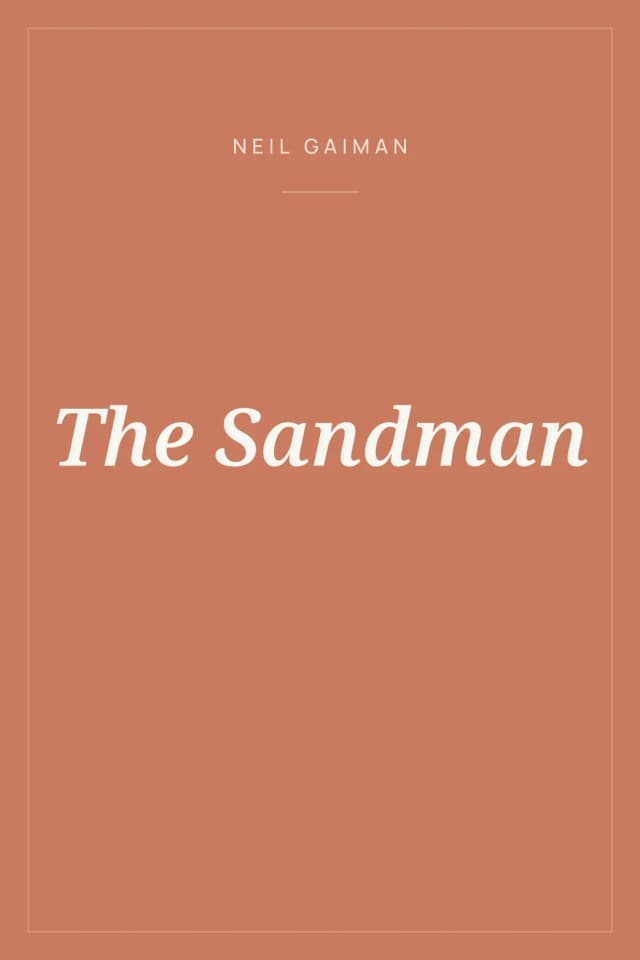 Portada de The Sandman