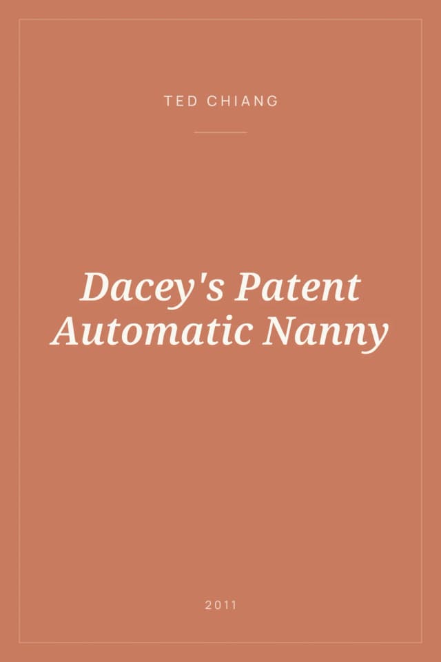 Portada de Dacey's Patent Automatic Nanny