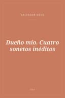 Portada de Dueño mío. Cuatro sonetos inéditos