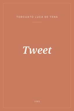 Portada de Tweet