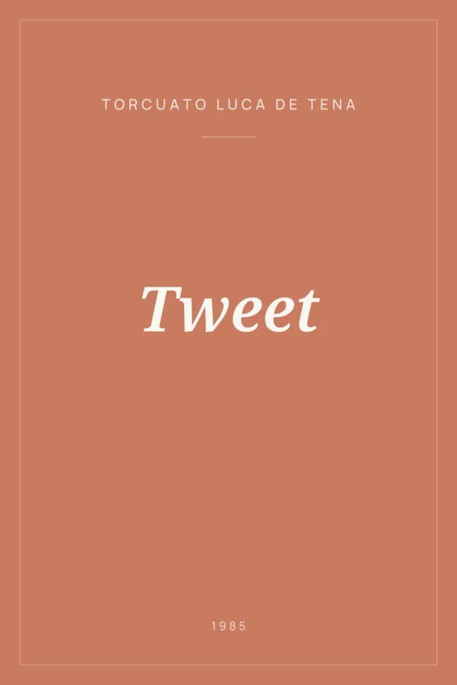 Portada de Tweet