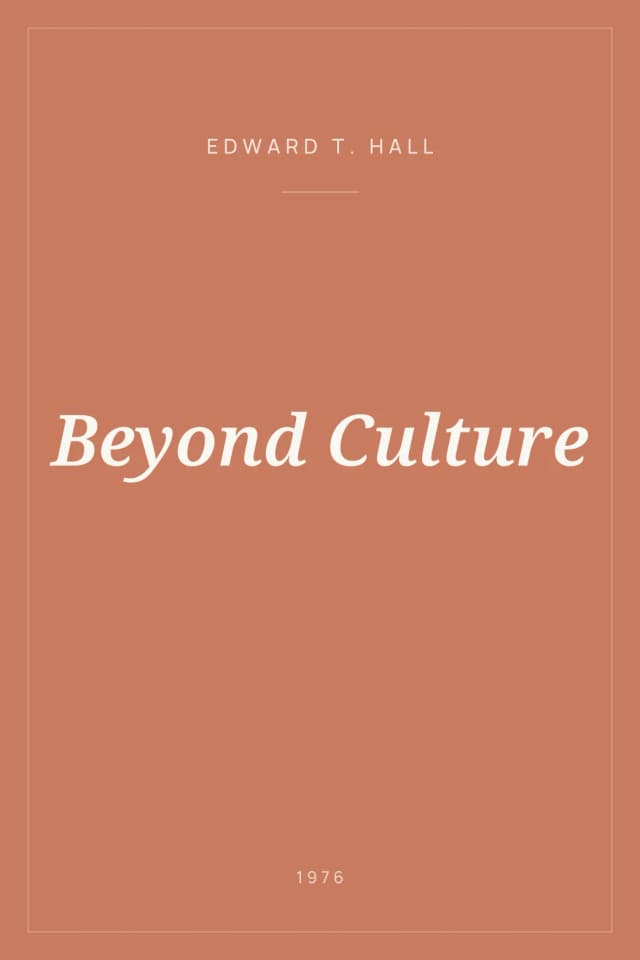 Portada de Beyond Culture