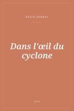 Portada de Dans l'œil du cyclone