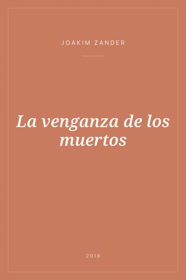 Portada de La venganza de los muertos