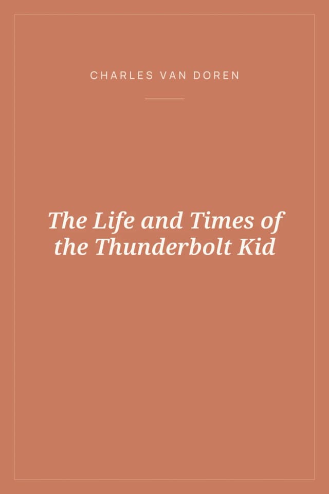 Portada de The Life and Times of the Thunderbolt Kid