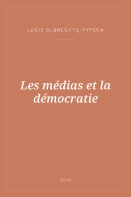 Portada de Les médias et la démocratie