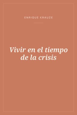 Portada de Vivir en el tiempo de la crisis