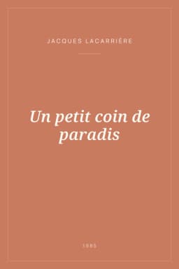 Portada de Un petit coin de paradis
