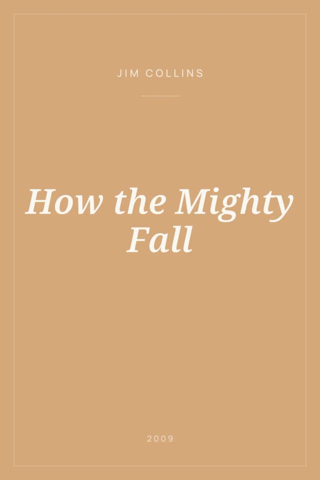 Portada de How the Mighty Fall