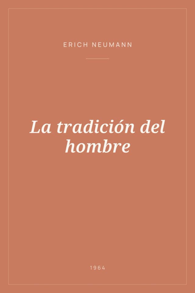 Portada de La tradición del hombre