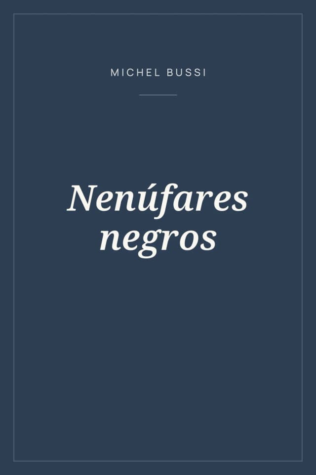 Portada de Nenúfares negros