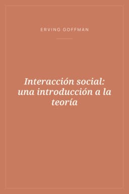 Portada de Interacción social: una introducción a la teoría