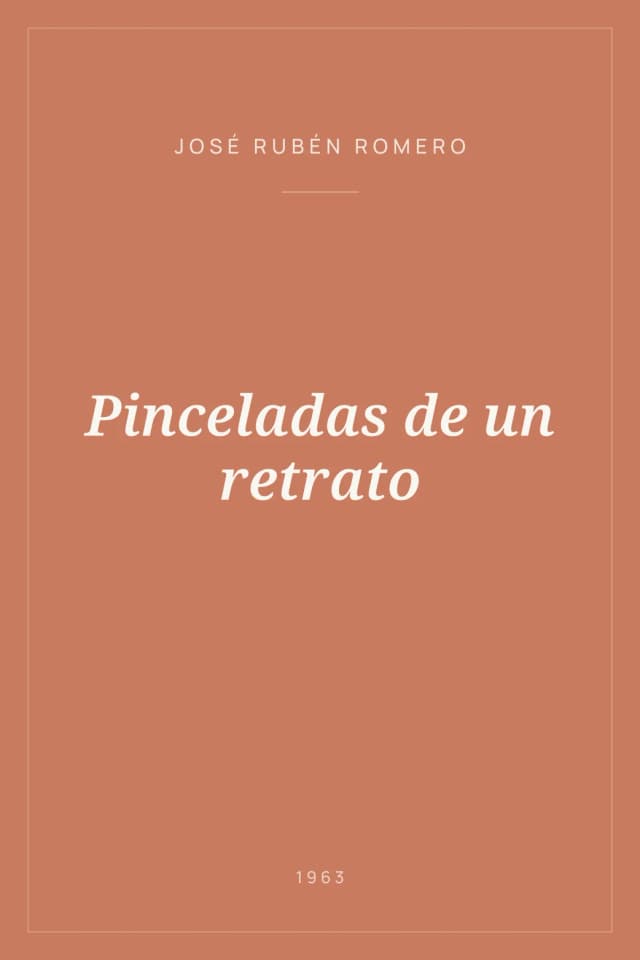 Portada de Pinceladas de un retrato
