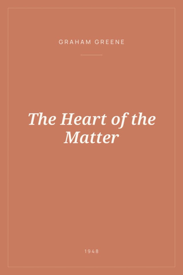 Portada de The Heart of the Matter