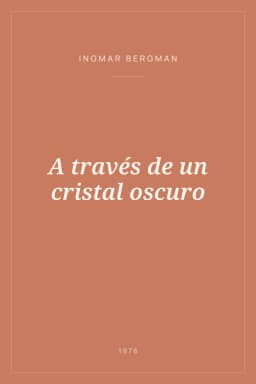 Portada de A través de un cristal oscuro