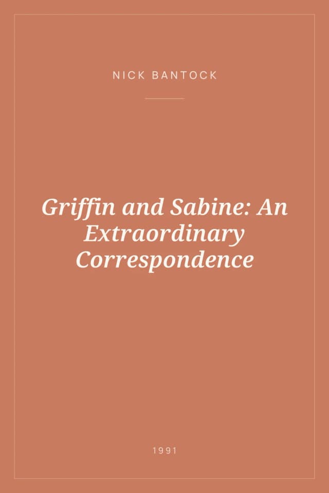 Portada de Griffin and Sabine: An Extraordinary Correspondence