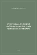 Portada de Cybernetics: Or Control and Communication in the Animal and the Machine