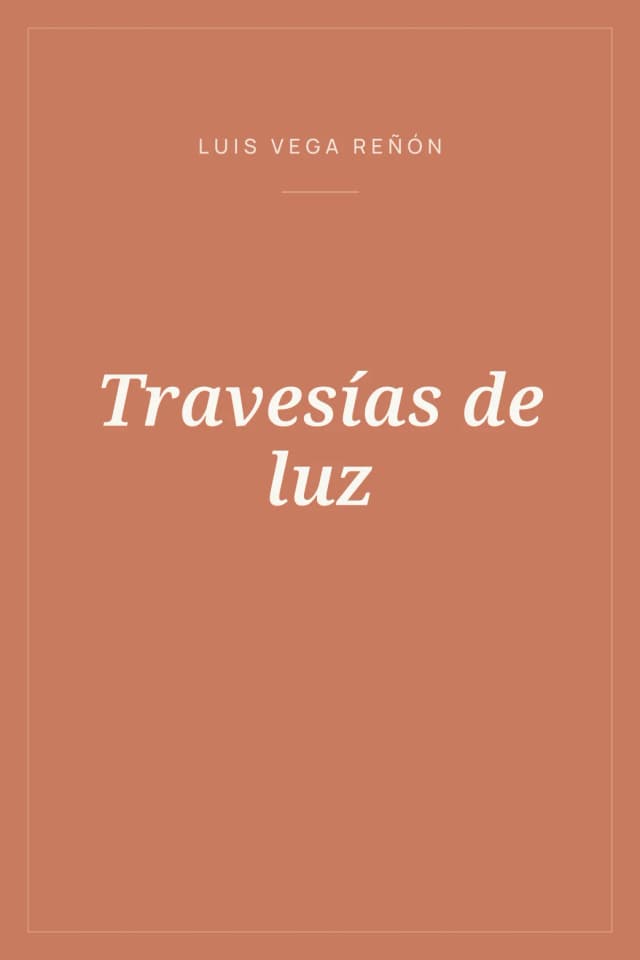 Portada de Travesías de luz