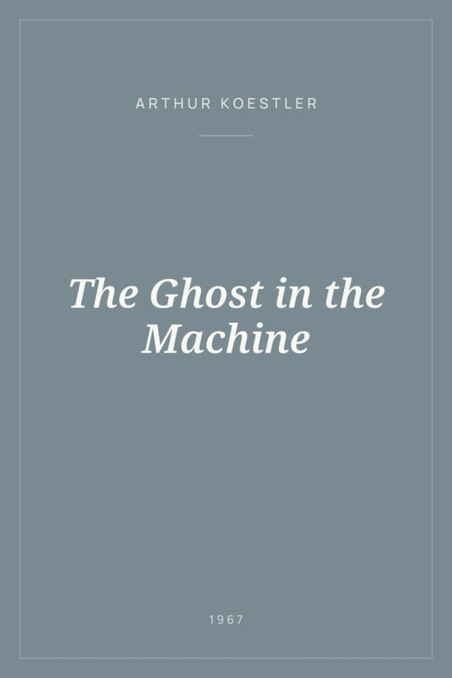 Portada de The Ghost in the Machine