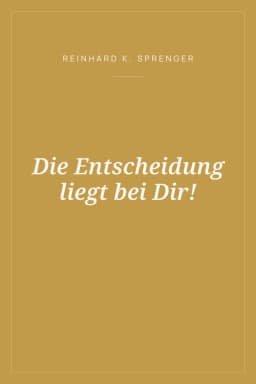 Portada de Die Entscheidung liegt bei Dir!