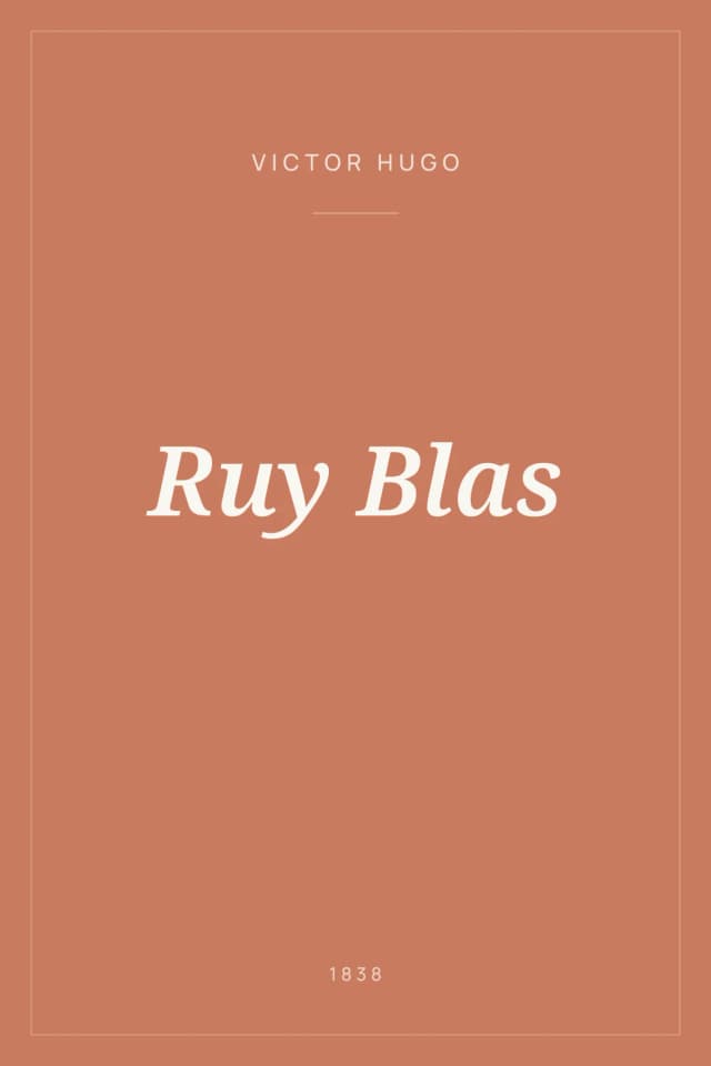 Portada de Ruy Blas