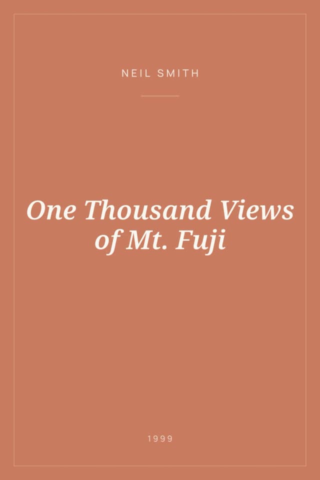 Portada de One Thousand Views of Mt. Fuji