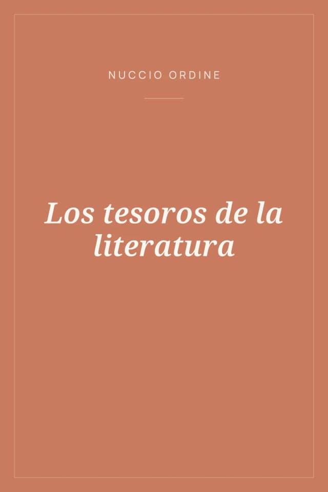 Portada de Los tesoros de la literatura