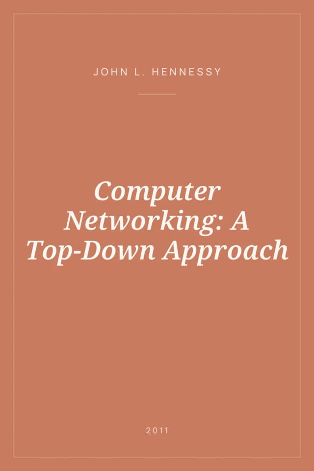 Portada de Computer Networking: A Top-Down Approach