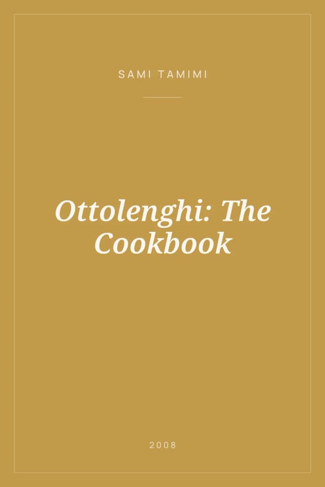 Portada de Ottolenghi: The Cookbook