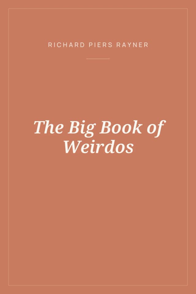 Portada de The Big Book of Weirdos