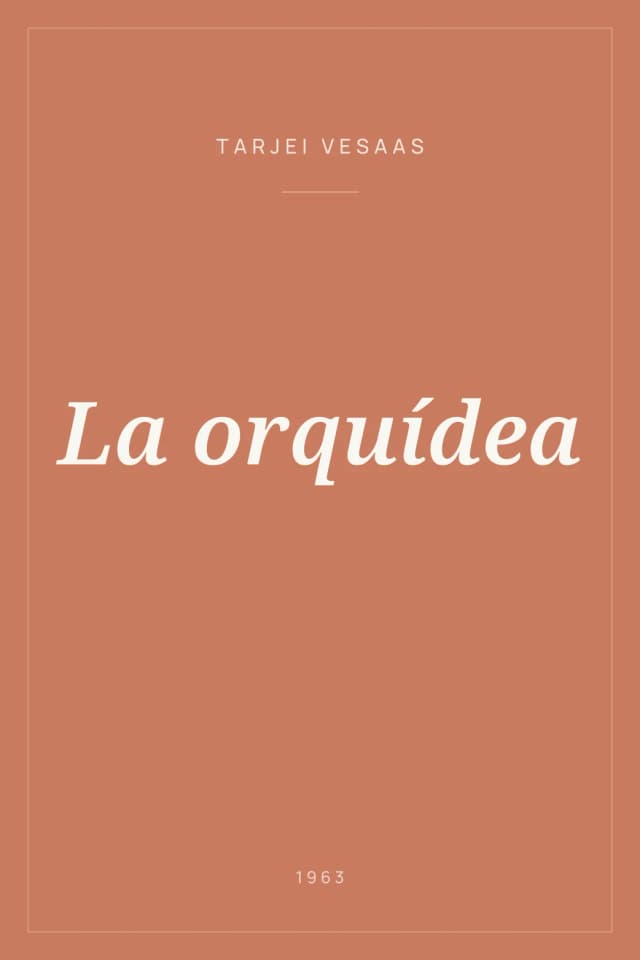 Portada de La orquídea